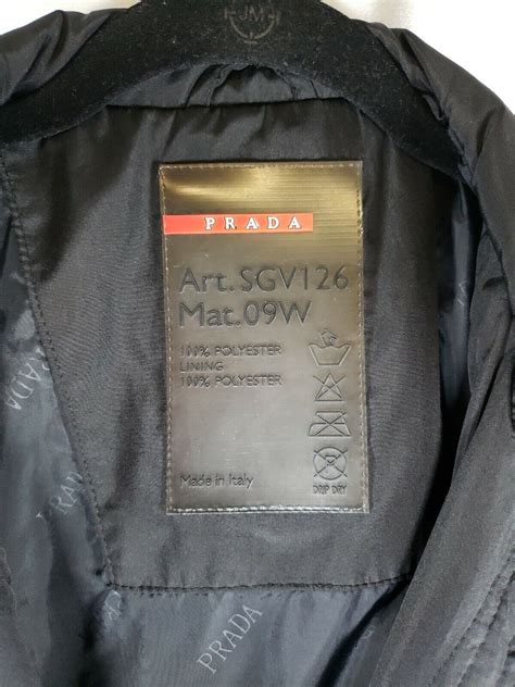 Prada Prada Jacket Art. SGV126 Mat. 09W 